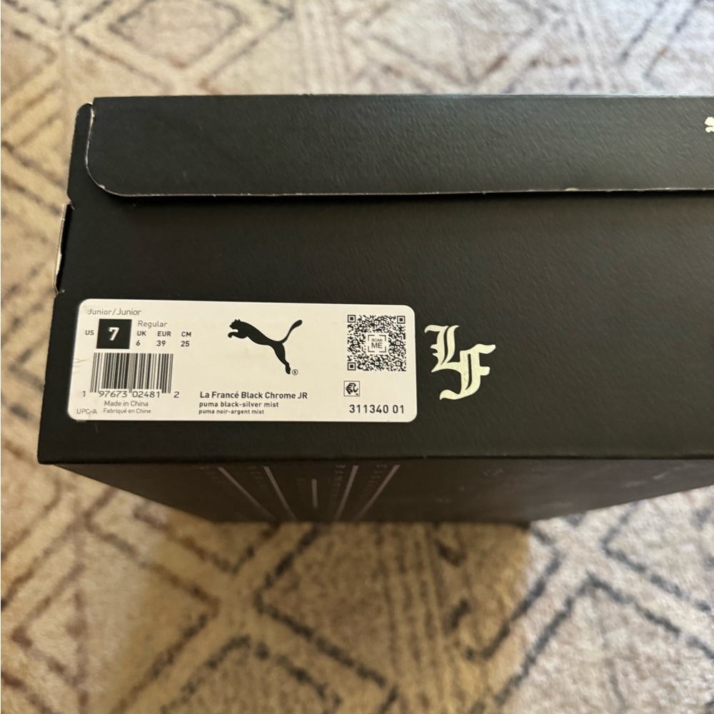 Puma La France Black Chrome Junior Sneakers
